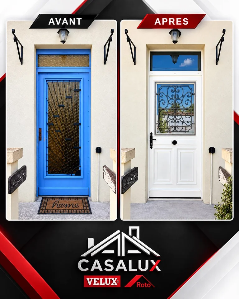 Réalisation CASALUX : Une entrée plus lumineuse